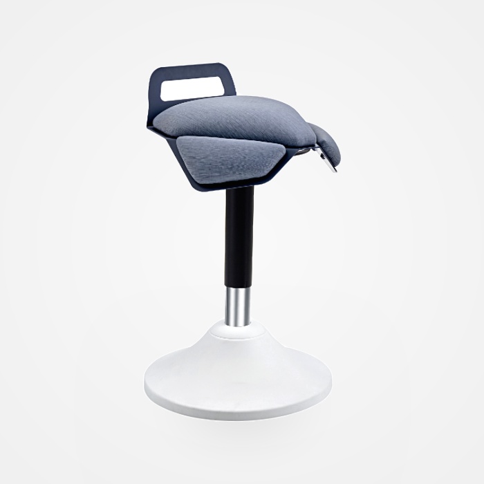 Wobble stool with backrest G1030